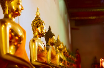 Image showing Buddhas in Wat Po