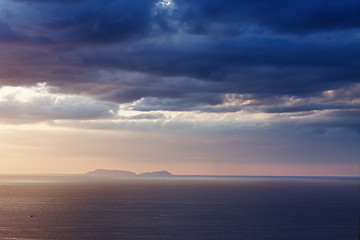 Image showing Sunset over Andaman Sea