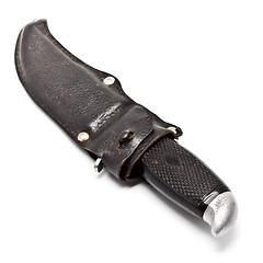 Image showing Hunting Knife In Sheath