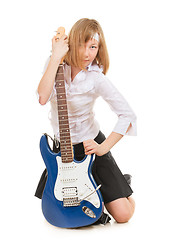 Image showing Teen Girl Rockstar