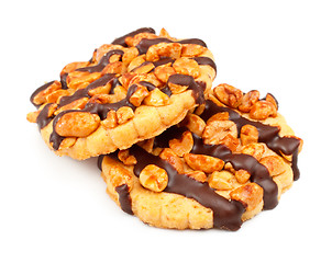 Image showing Chocolate Chip Cookies With Peanuts