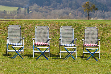 Image showing Relaxing chairs