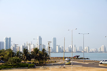 Image showing Bocagrande beach architecture Cartagena Colombia South America