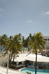 Image showing swimming pool beach view San Andres Island Colombia South Americ