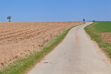 Image showing Walking in the countryside