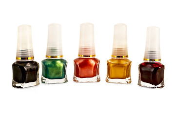 Image showing Nail polish colored