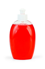 Image showing Soap red liquid