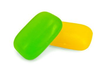 Image showing Two pieces of soap