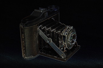 Image showing retro photocamera