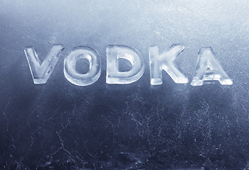 Image showing Vodka