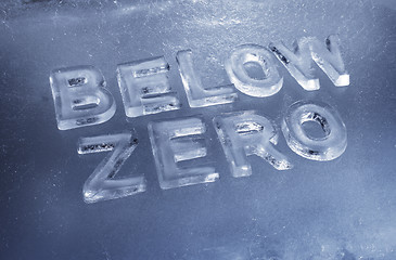 Image showing Below Zero