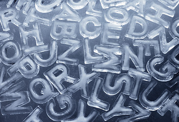 Image showing Ice Letters