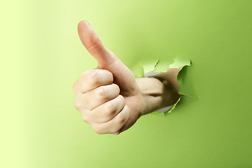 Image showing Thumb up!