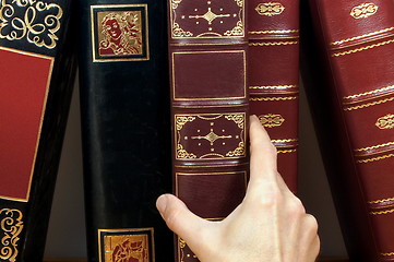 Image showing Antique books 