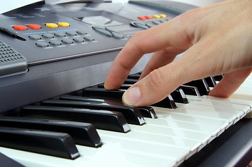 Image showing piano player