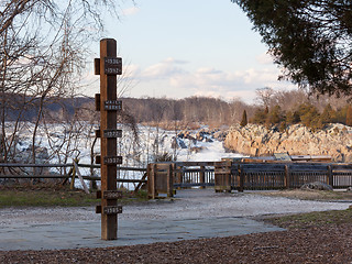 Image showing Great Falls on Potomac outside Washington DC