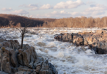 Image showing Great Falls on Potomac outside Washington DC