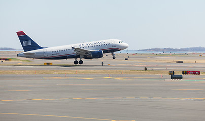 Image showing US Airways Airbus A319 at Logan