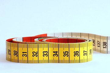 Image showing yellow measuring tape