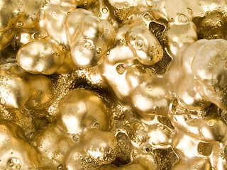 Image showing Gold texture closeup background.