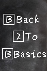 Image showing Back to Basics