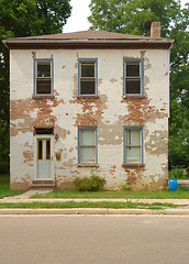 Image showing Two-story Brick House