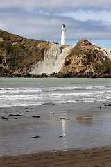 Image showing Castlepoint lighthouse