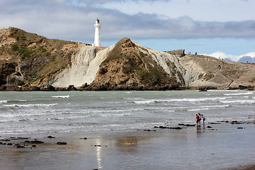 Image showing Castlepoint lighthouse