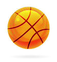 Image showing Orange basket ball