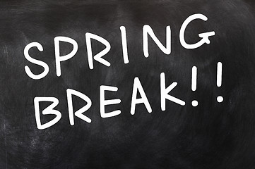 Image showing Spring break