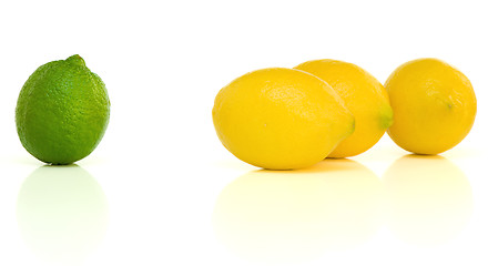 Image showing Lemons and lime