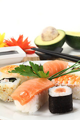 Image showing sushi