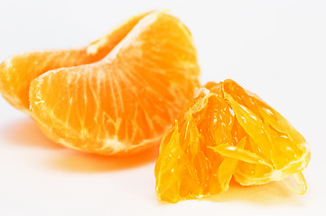 Image showing Slices of mandarin