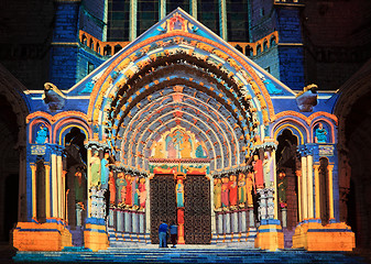 Image showing Chartres illumination