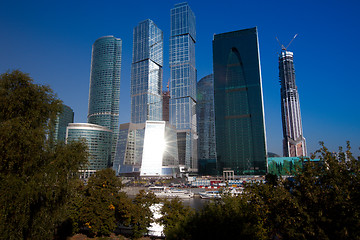 Image showing Russia, business-center Moscow-city