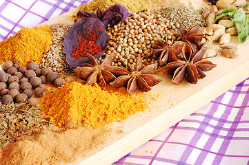 Image showing Different spices