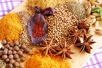 Image showing Various spices