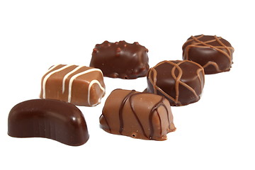 Image showing diversified chocolate candies