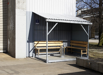 Image showing Smoking area