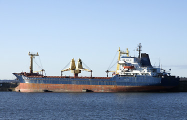 Image showing The cargoship