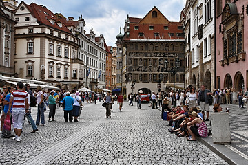 Image showing Old town square in Prague