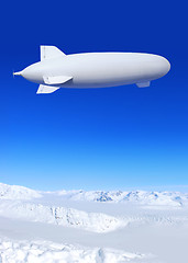 Image showing airship in the sky