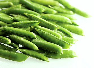 Image showing fresh green pea