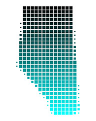 Image showing Map of Alberta