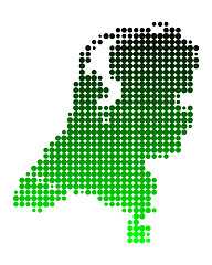 Image showing Map of the Netherlands