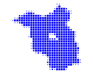 Image showing Map of Brandenburg