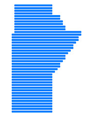 Image showing Map of Manitoba