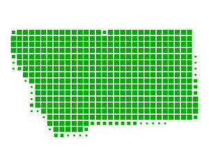 Image showing Map of Montana