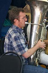 Image showing Tuba player