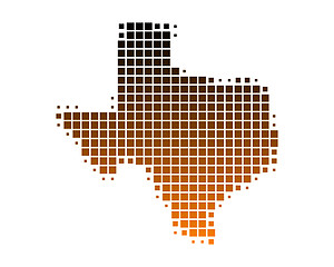 Image showing Map of Texas